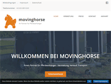 Tablet Screenshot of movinghorse.at